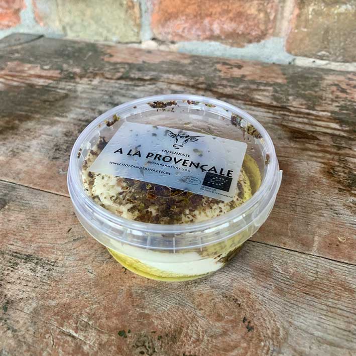 Frischkäse in Öl "a la provencale" vom Hof Zandershagen