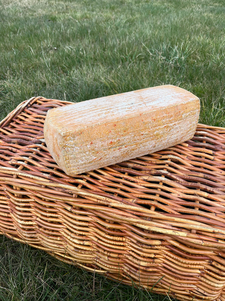 Ziegenschnittkäse Glasiner Goldstück italiensiche Kräuter