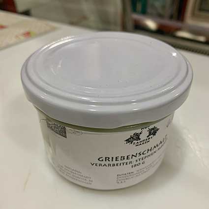 Griebenschmalz im Glas vom Hof Zandershagen