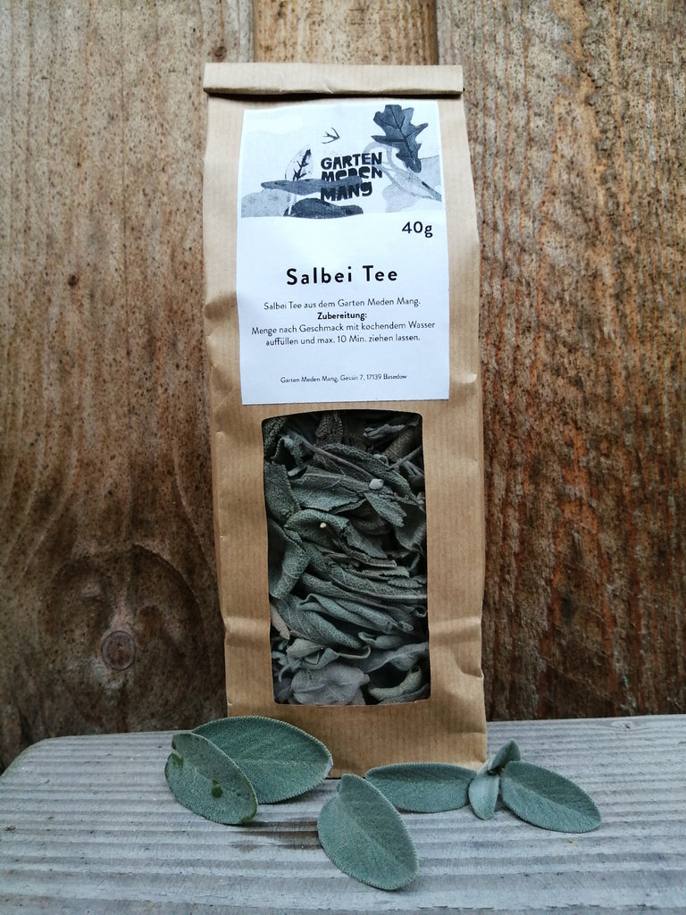 Salbei-Tee, 3 Stück a 40 g / Garten Meden Mang Gessin