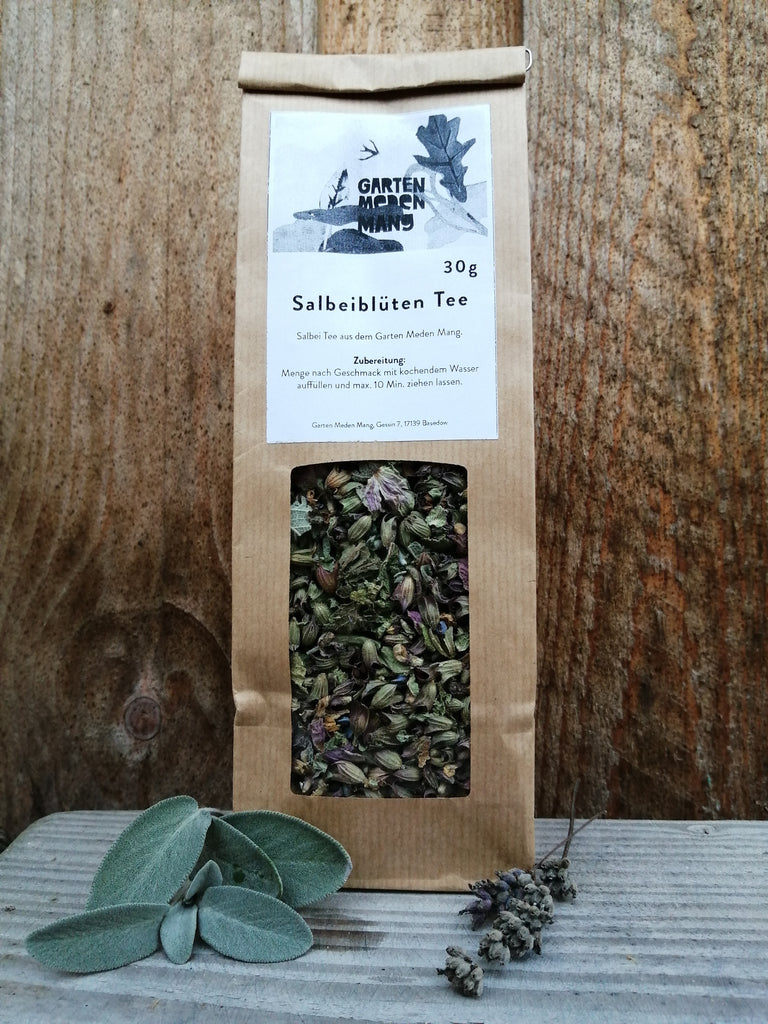 Salbeiblüten-Tee, 2 Stück a 30 g / Garten Meden Mang Gessin