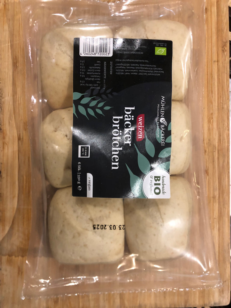 Aufback-Bäckerbrötchen 6er-Pack