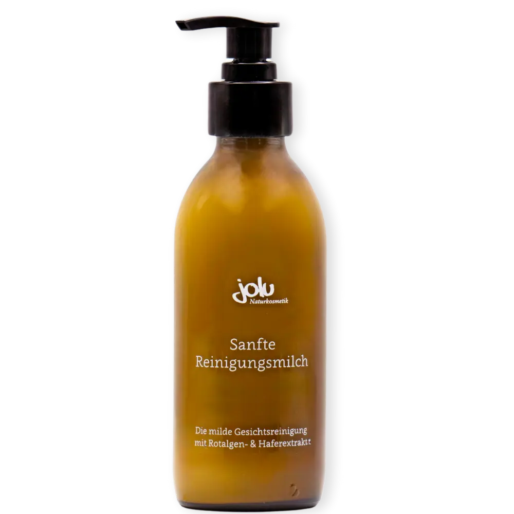 Sanfte Reinigungsmilch, 200 ml Glasflasche