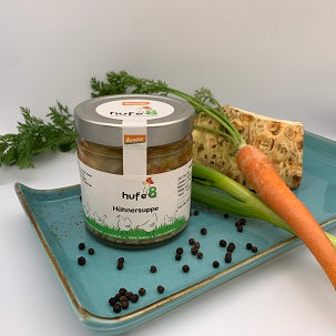 Demeter Bio Hühnersuppe im Glas, 380 ml