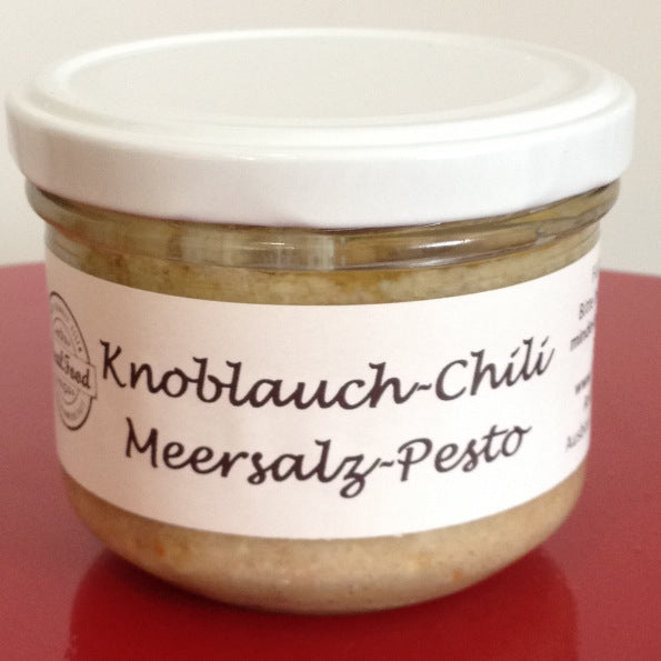 Knoblauch Chili Meersalz Pesto 180g