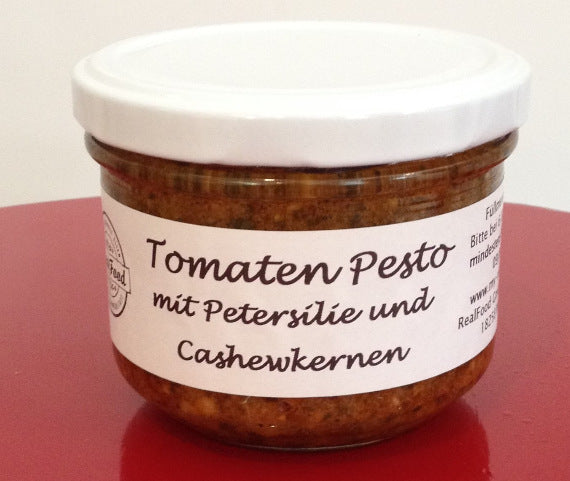 Tomatenpesto mit Petersilie und Cashewkernen 180g