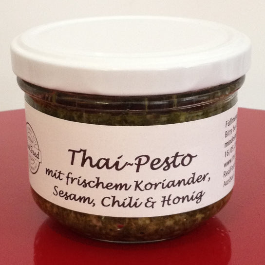 Thai Pesto mit Koriander, Sesam, Chili und Honig 180g