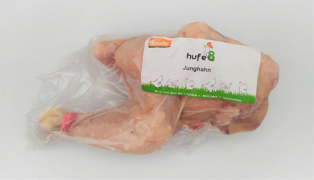 Demeter Bio Junghahn,ganz, ca.1,1kg, TK