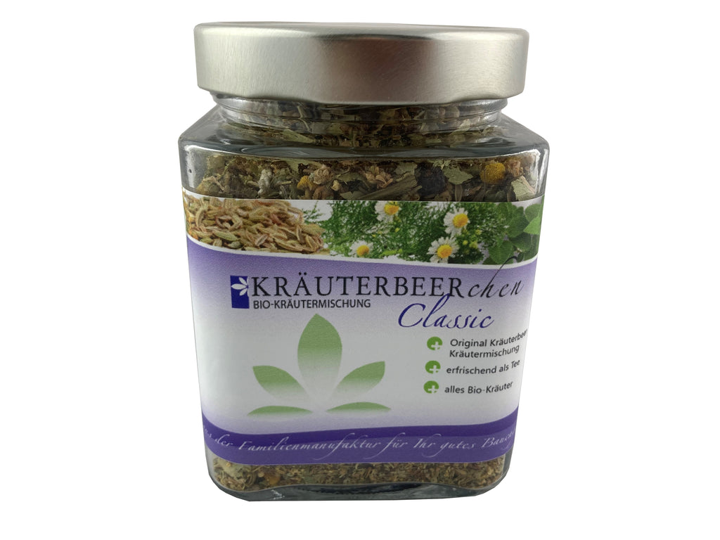 Bio Tee Kräuterbeer-chen Kräutermischung 130g im Glas - EVP 15,97 €